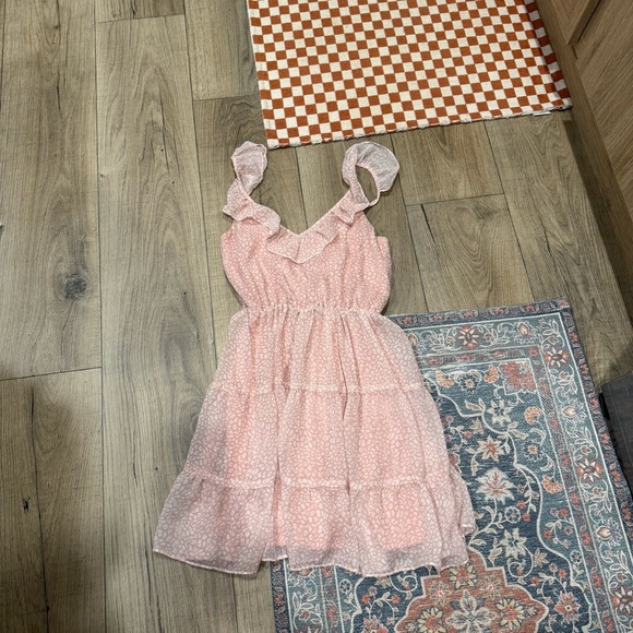 Pink Lily Dresses & Skirts - Pink Lily Pink Tiered Ruffled Sundress Women’s Small